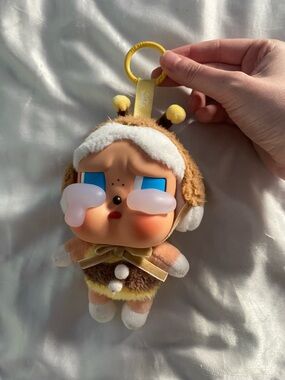 Yellow Pop-It Keyring Plush Charm